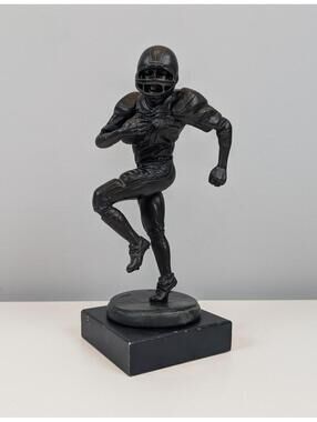 Austin Sculpture First Down! Football Player Statue Bronze Finish USA 12" VNT